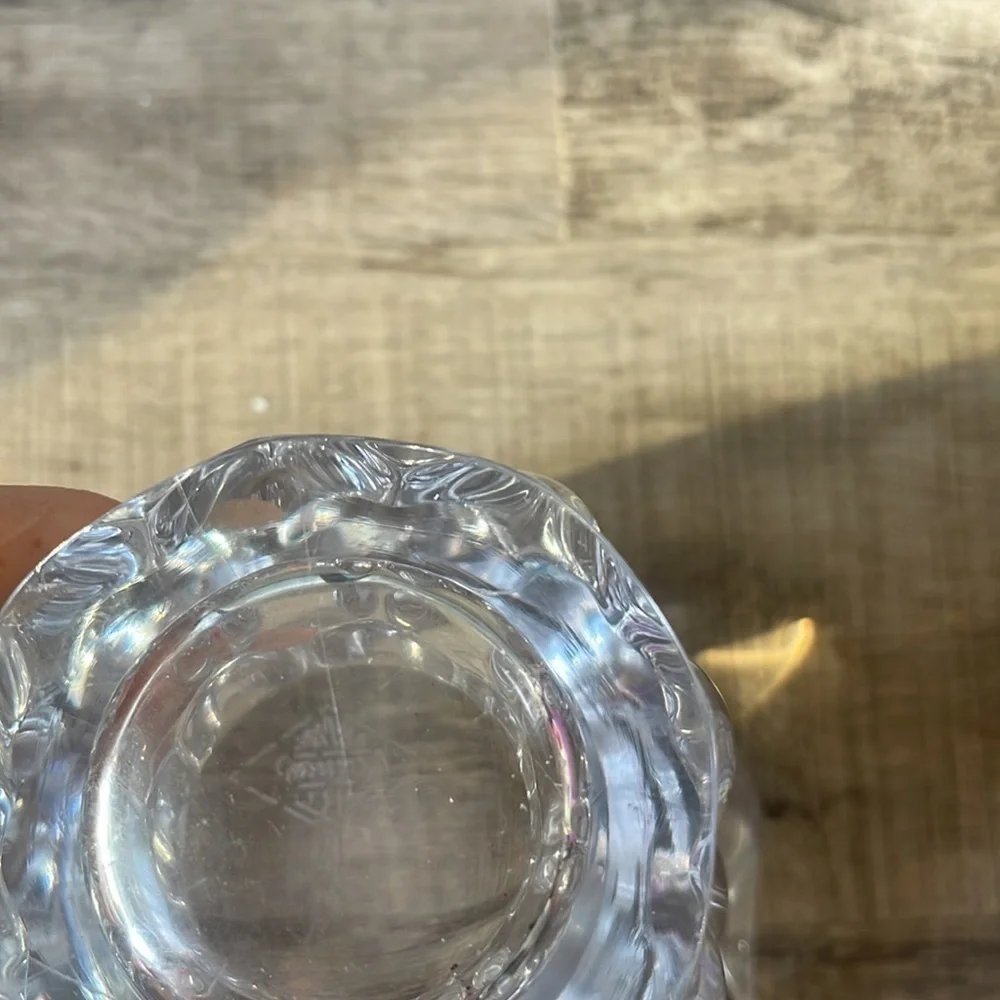 Vintage Art Vannes France Crystal Bubble vase